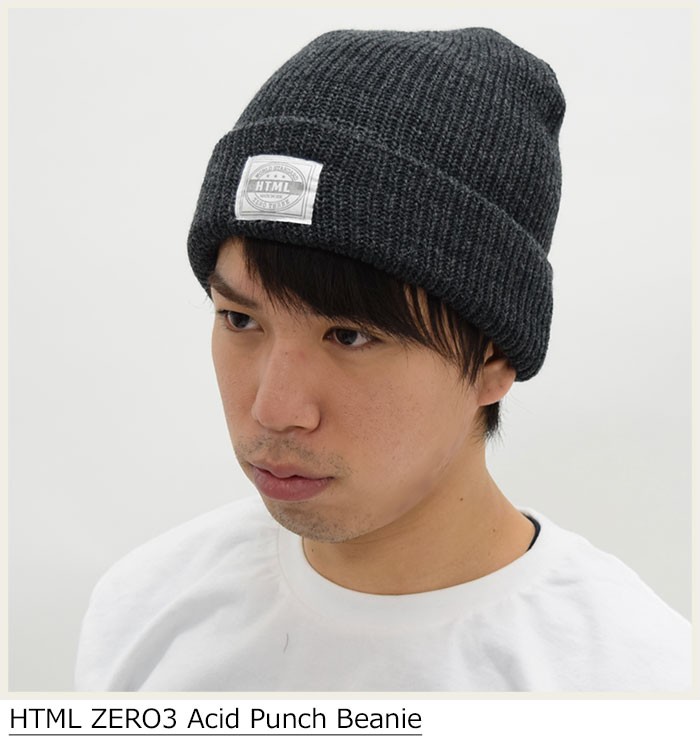HTML03 エイチティエムエル ゼロスリー HTML ZERO3 ニット帽 アシッド