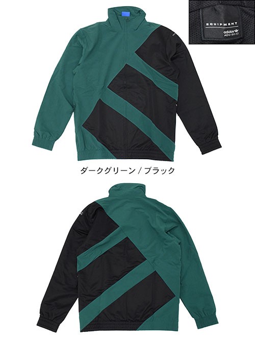 アディダス adidas ジャケット メンズ EQT ボールド トラック トップ ダークグリーン/ブラック オリジナルス(EQT Bold Track  JKT BK7209) : adi-bk7209 : ice field - 通販 - Yahoo!ショッピング