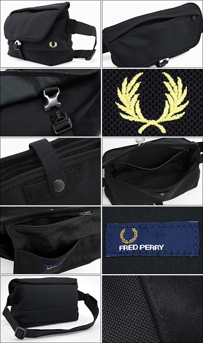 値下げ　新品未使用　廃盤品　フレッドペリー ミニショルダーバッグ FRED PERRY フレッドペリー ショルダーバッグ ピケ ミニ