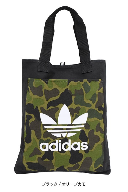adidas Originals アディダス トートバッグ カモ トレフォイル