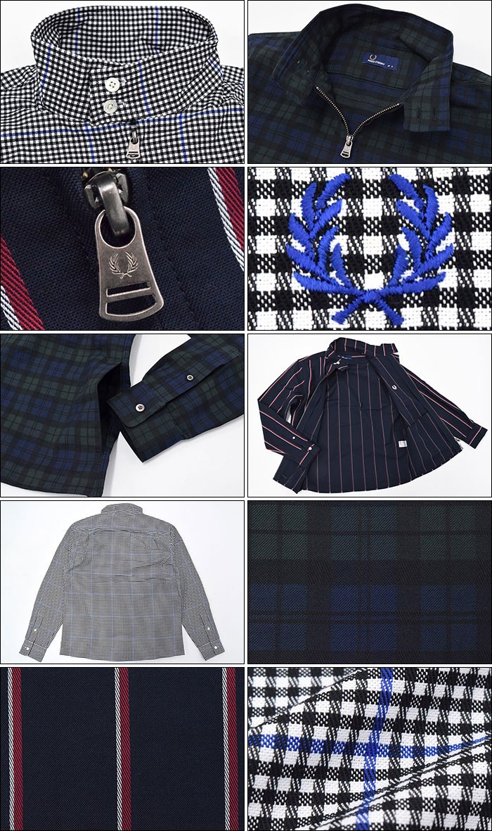 【かふか】FRED PERRY/フレッドペリー/ハリントンミドルジャケット FRED PERRY ブルゾン アウター 「別注」FRED / ハリントン
