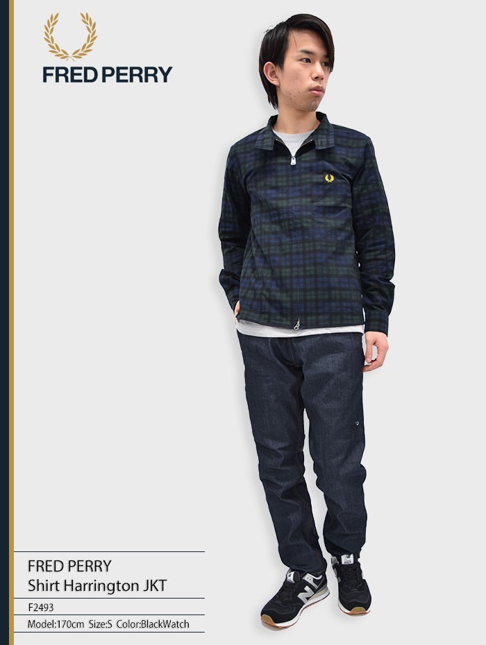 【かふか】FRED PERRY/フレッドペリー/ハリントンミドルジャケット かふか】FRED PERRY/フレッドペリー/ハリントンミドルジャケット