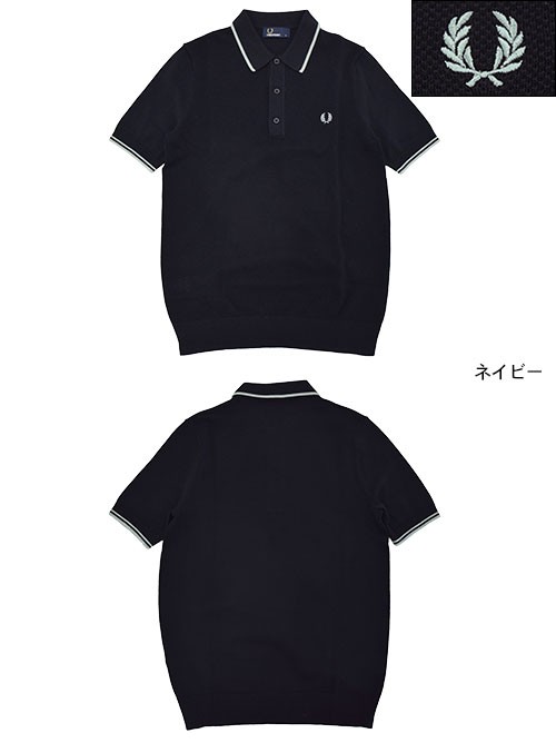 FRED PERRY フレッドペリー ポロシャツ 半袖 メンズ ティップド