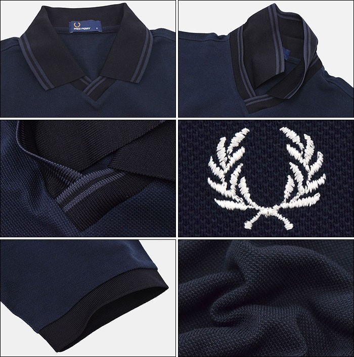 フレッドペリー FRED PERRY ポロシャツ 半袖 メンズ スキッパー