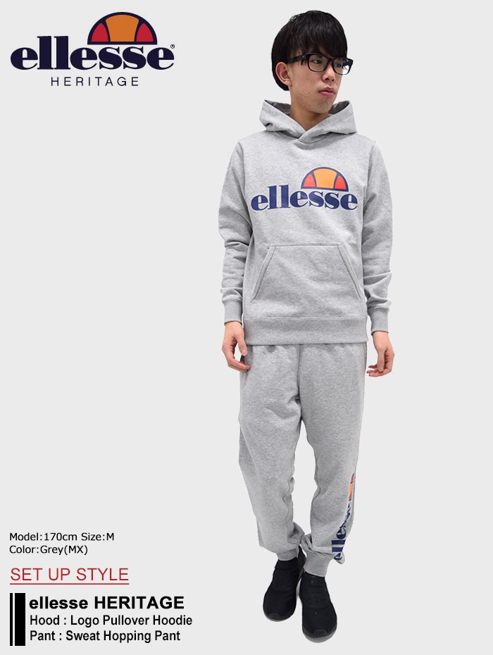 ellesse（エレッセ） ヘリテー プルオーバー パーカー ellesse