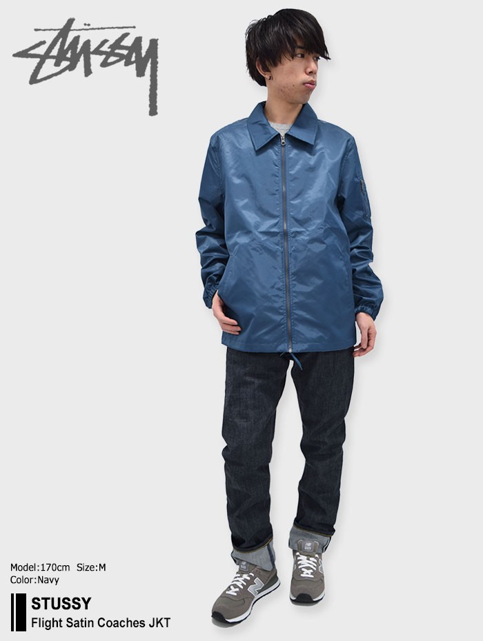 STUSSY 　中綿入り　ナイロン　フライトジャケット　ステューシー　Ｓサイズ STUSSY 中綿入り ナイロン フライトジャケット ステューシー S