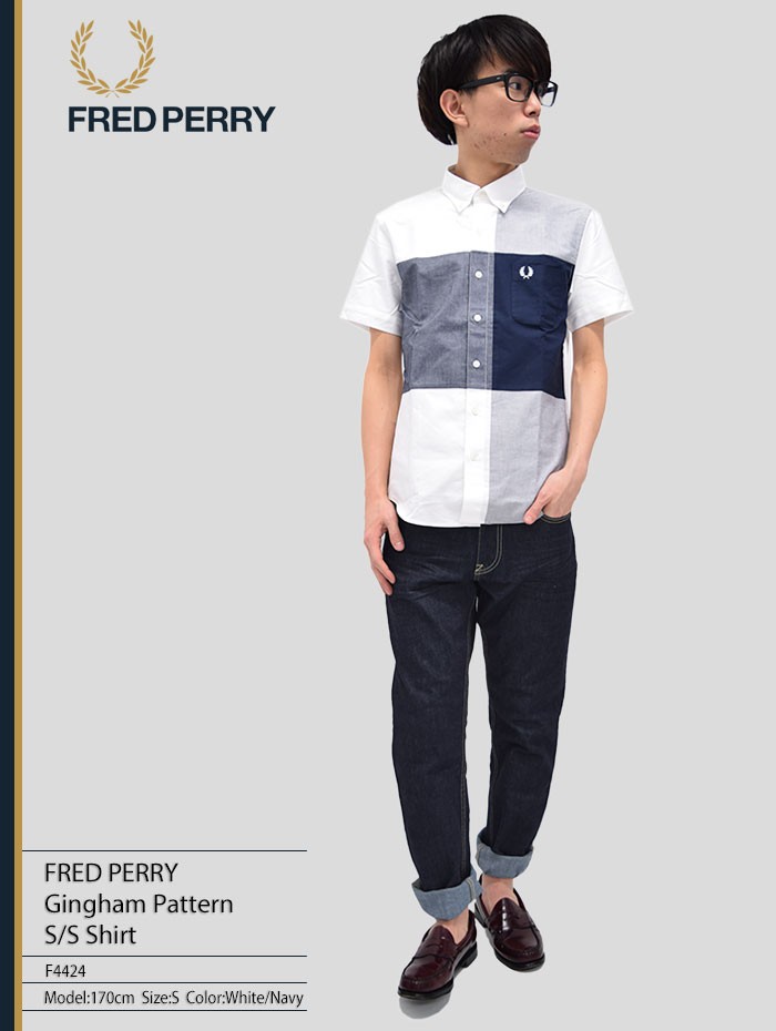 FREDPERRY フレッドペリー　半袖シャツ　24ss FREDPERRY フレッドペリー 半袖シャツ 24ss