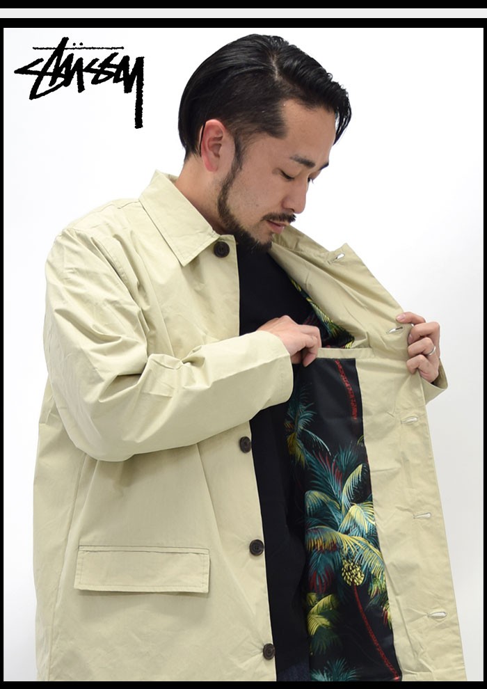 【STUSSY】ステューシー　ブルゾン　XS ベージュ STUSSY(ステューシー) ブルゾン(メンズ) - 海外通販のBUYMA
