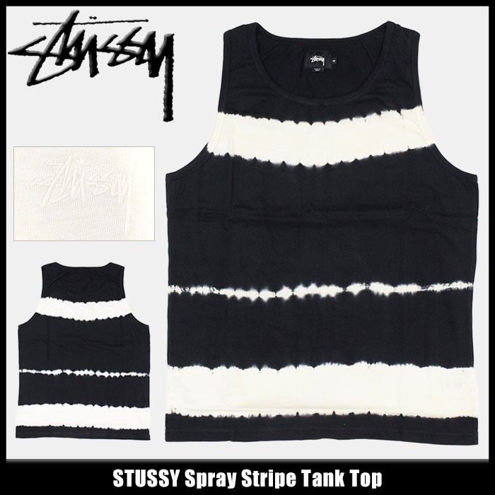 STUSSY（ステューシー） タンクトップ メンズ Spray Stripe(stussy