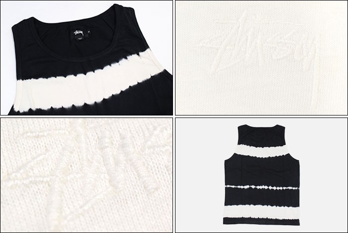 STUSSY（ステューシー） タンクトップ メンズ Spray Stripe(stussy