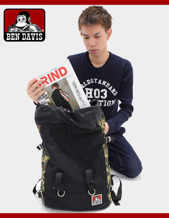 BEN DAVIS/WHITE LABEL ベンデイビス リュック DAVIS メタル バック