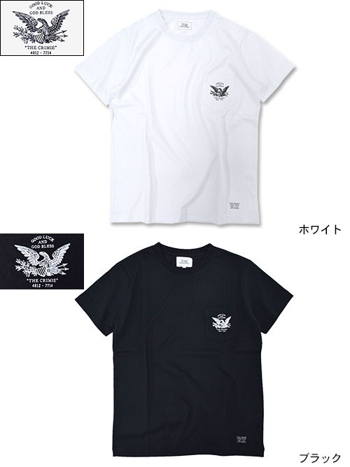 CRIMIE クライミー Tシャツ 半袖 メンズ イーグル ポケット