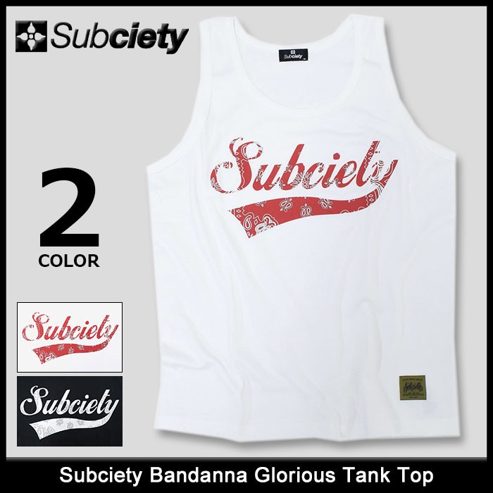 Subciety（サブサエティ） タンクトップ メンズ バンダナ グロリアス