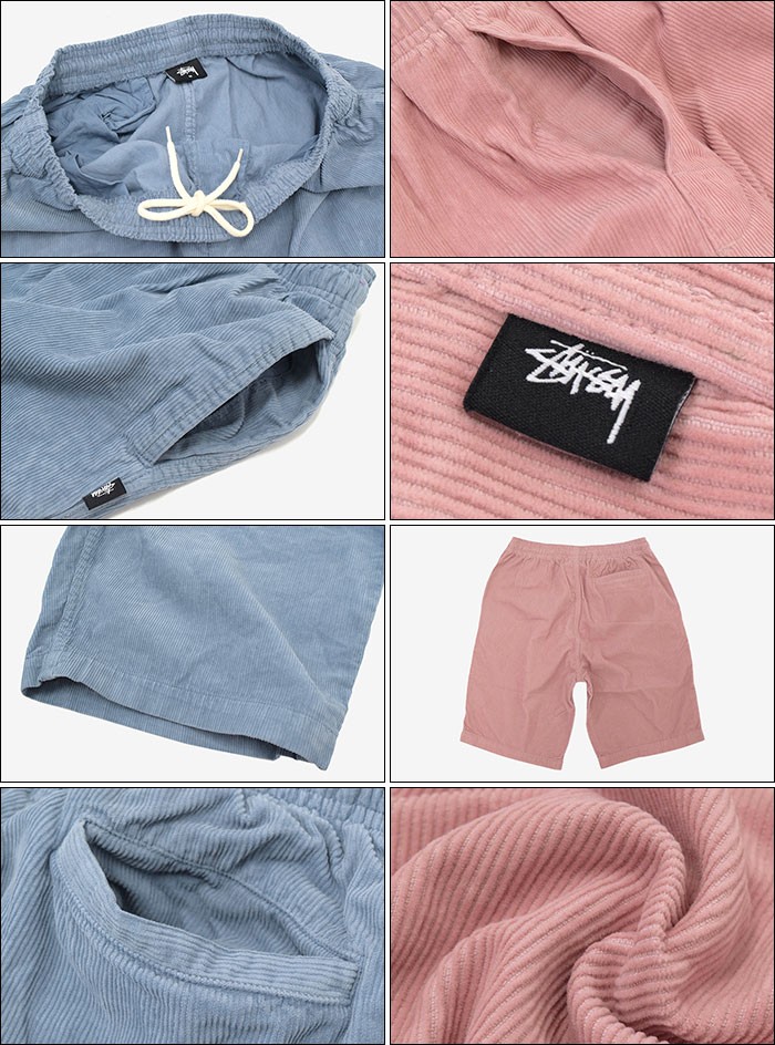 STUSSY ステューシー ハーフパンツ メンズ Bleach Out Cord STUSSY ステューシー ハーフパンツ メンズ Bleach Out Cord