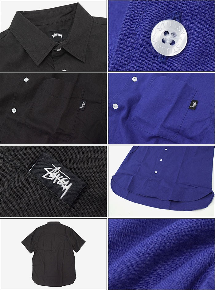 STUSSY（ステューシー） シャツ 半袖 メンズ 17SU Classic Linen