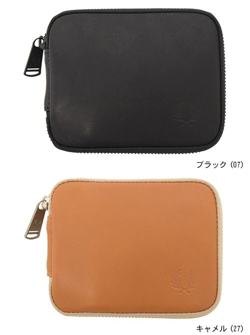 FRED PERRY（フレッドペリー） 財布 メンズ ジップ アラウンド レザー