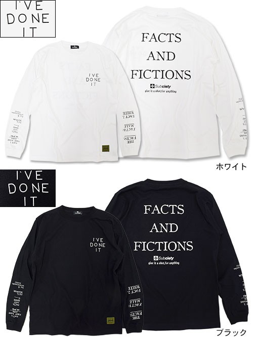 FACT Lサイズ　ロンT Subciety サブサエティ Tシャツ 長袖 メンズ ザ ファクツ