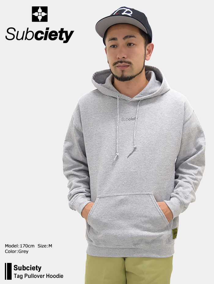 Subciety（サブサエティ） プルオーバー パーカー メンズ タグ