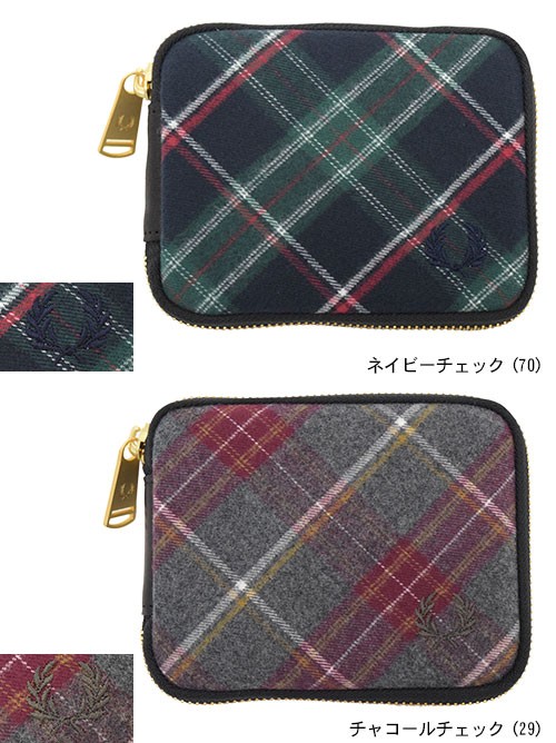 FRED PERRY（フレッドペリー） 財布 メンズ ジップ アラウンド