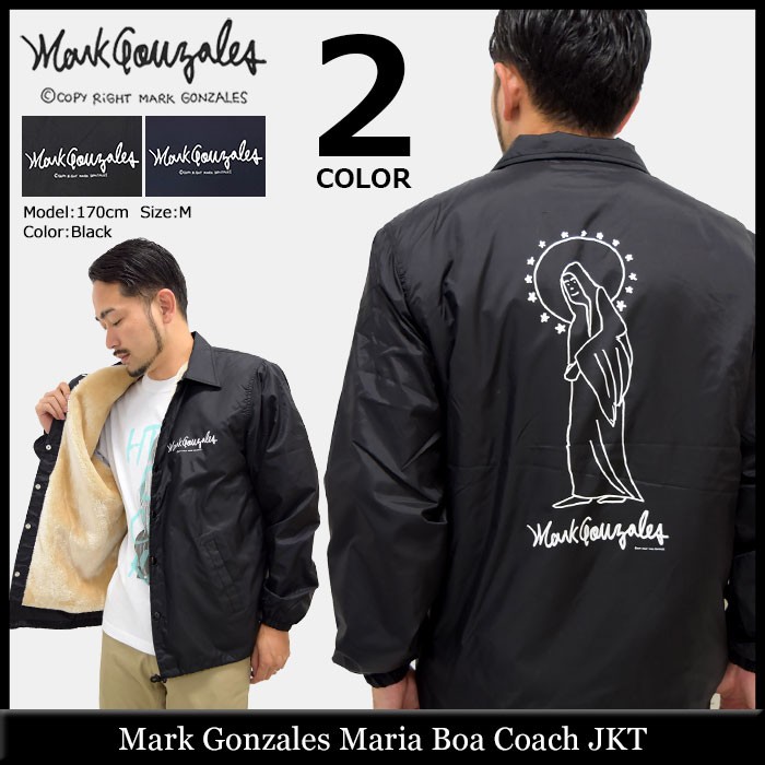 マーク ゴンザレス Mark Gonzales ジャケット メンズ マリア ボア