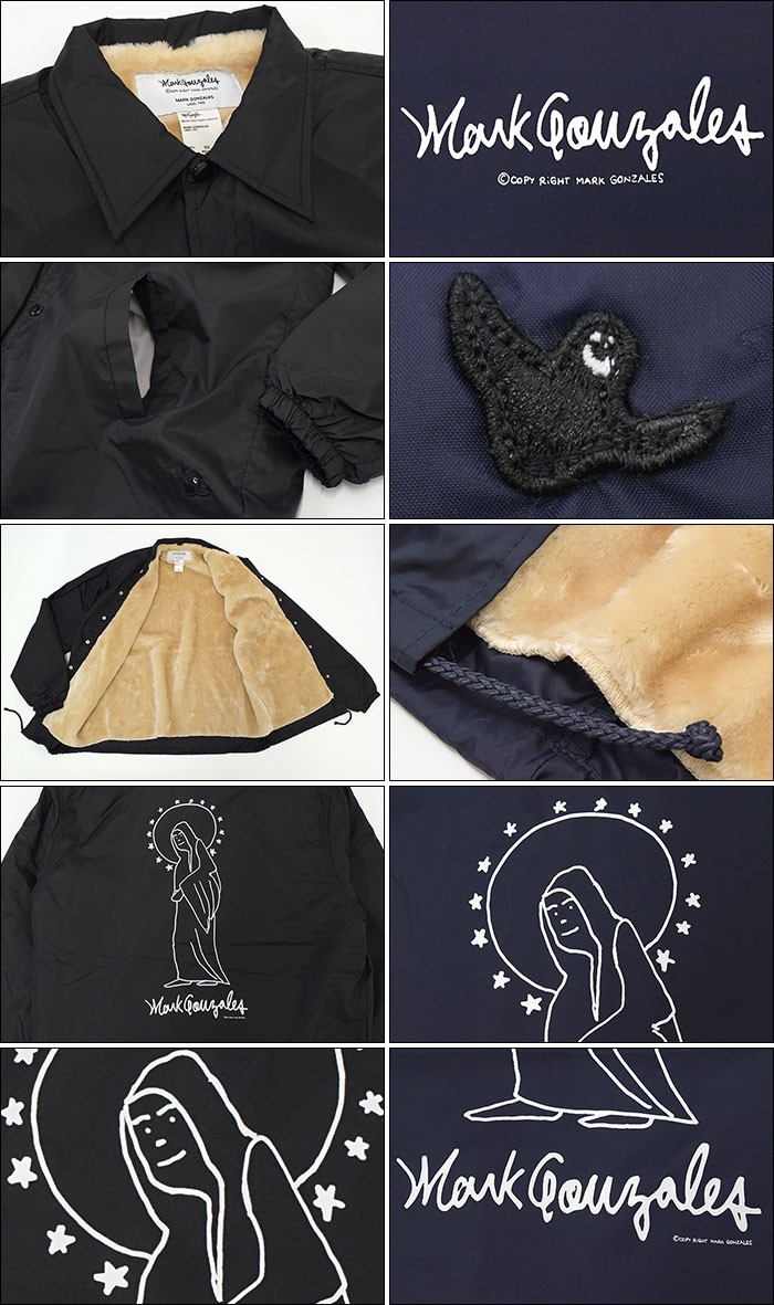 ケ*ン様 （XL） 裏ボアコーチジャケット★マークゴンザレス★マリアデザイン【美 Mark Gonzales（マークゴンザレス） マーク ゴンザレス ジャケット