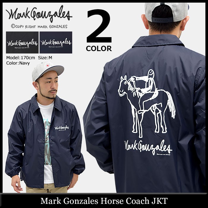 マークゴンザレス　ボア付きコーチジャケット　Mサイズ 中古・古着通販】MARK GONZALES (マーク・ゴンザレス) 裏ボア