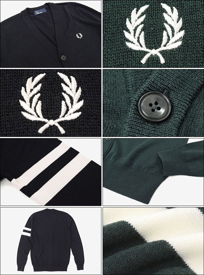 FRED PERRY フレッドペリー カーディガン メンズ ティップド