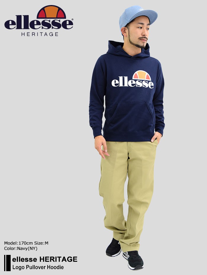 エレッセ ヘリテー プルオーバー パーカー ellesse HERITAGE メンズ