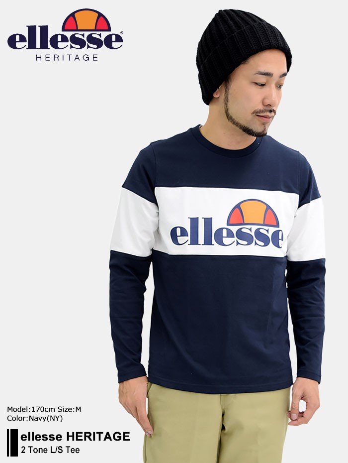 ellesse（エレッセ） ヘリテー Tシャツ 長袖 ellesse HERITAGE メンズ