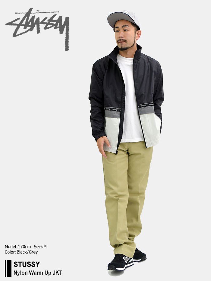 ステューシー STUSSY ジャケット メンズ Nylon Warm Up(stussy JKT