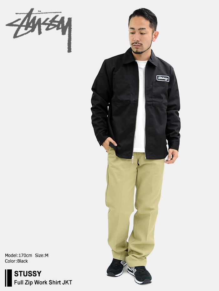 ステューシー STUSSY ジャケット メンズ Full Zip Work Shirt(stussy 