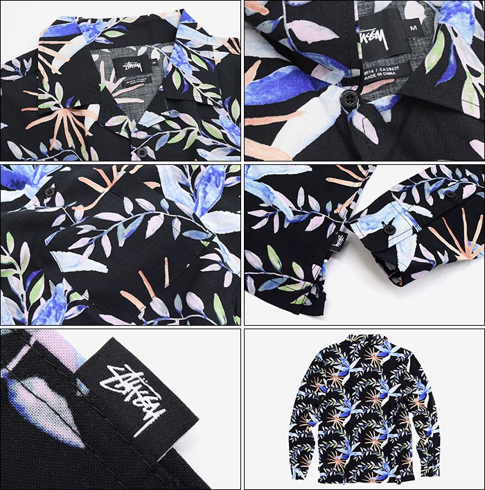 STUSSY（ステューシー） シャツ 長袖 メンズ Floral(stussy shirt