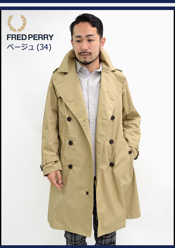 フレッドペリー ジャケット FRED PERRY メンズ トレンチ コート 日本