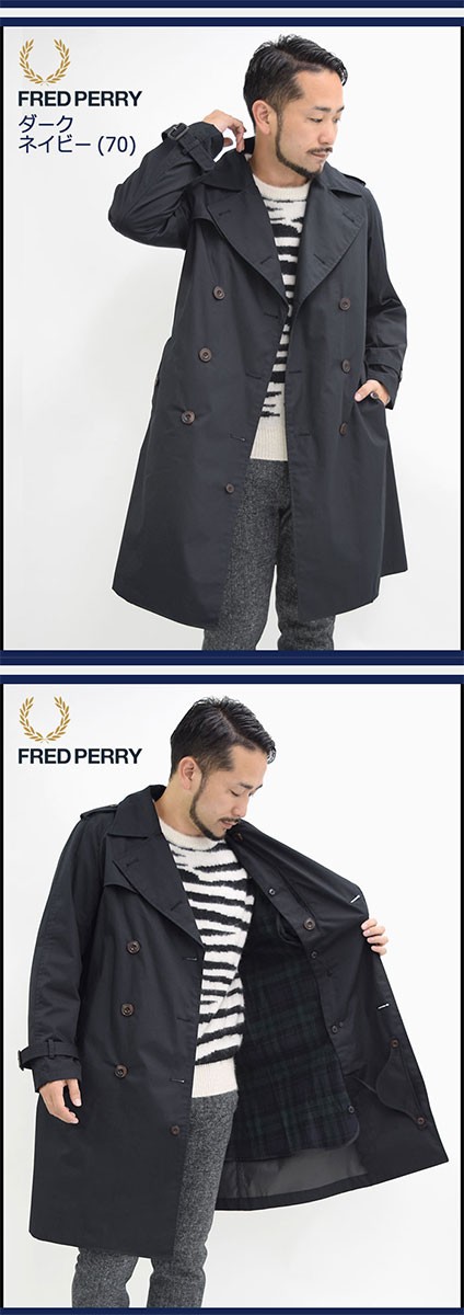 フレッドペリー ジャケット FRED PERRY メンズ トレンチ コート 日本