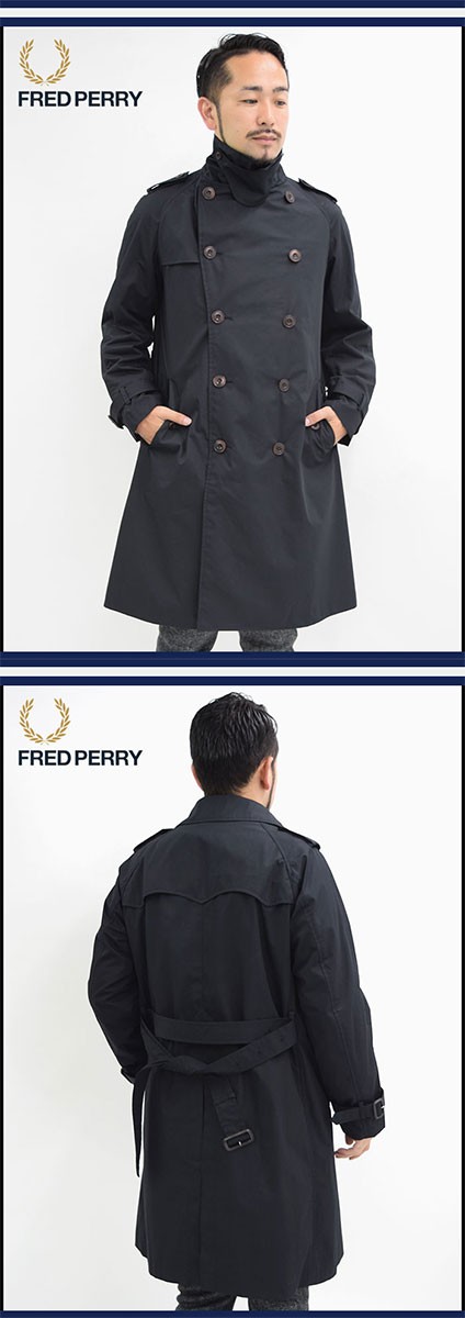 フレッドペリー ジャケット FRED PERRY メンズ トレンチ コート 日本企画(F2513 Trench Coat JAPAN LIMITED  ミドル丈 アウター) : frp-f2513 : ice field - 通販 - Yahoo!ショッピング