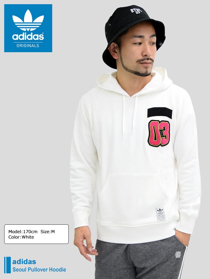★ADIDAS★ ソウル限定 Seoul Hoodie パーカー JE2727 JE2728 Adidas Seoul Korea Edition Hoodie Pullover Hooded Top (JE27