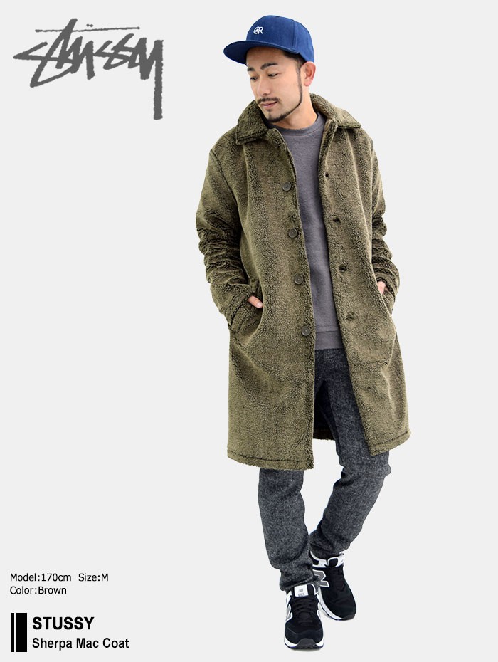 ステューシー STUSSY ジャケット メンズ Sherpa Mac(stussy coat