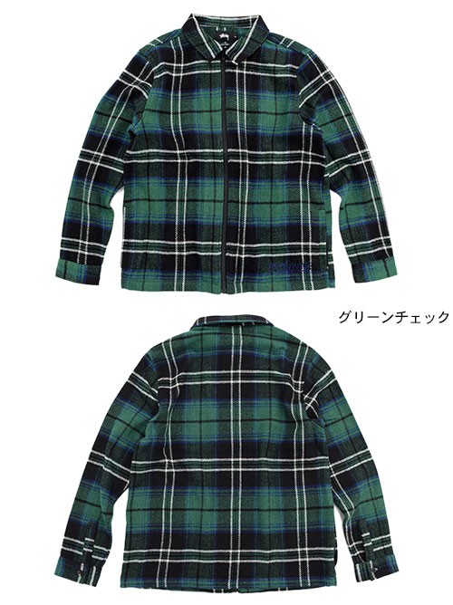 ステューシー ジャケット STUSSY メンズ Mini Check Quilted Zip Shirt ( stussy JKT シャツジャケット  アウター 1110140 USAモデル 正規 ) : stu-1110140 : ice field - 通販 - Yahoo!ショッピング