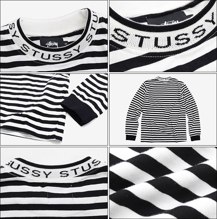 STUSSY（ステューシー） カットソー 長袖 メンズ Jacquard Neck Jersey