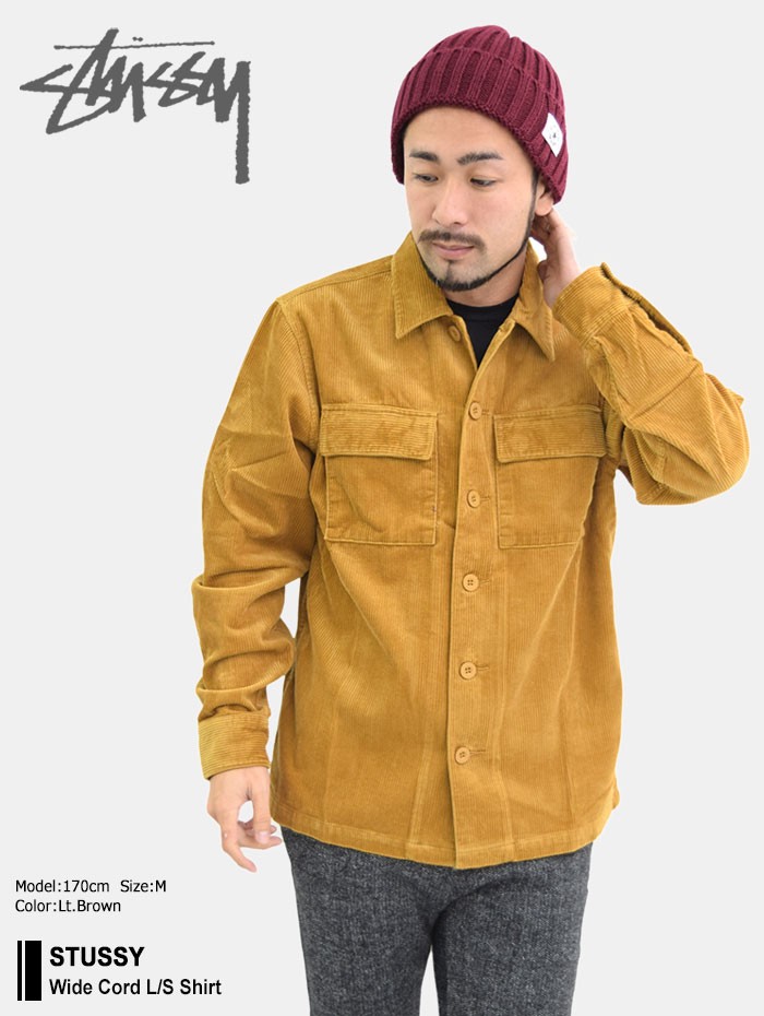 STUSSY（ステューシー） シャツ 長袖 メンズ Wide Cord(stussy shirt