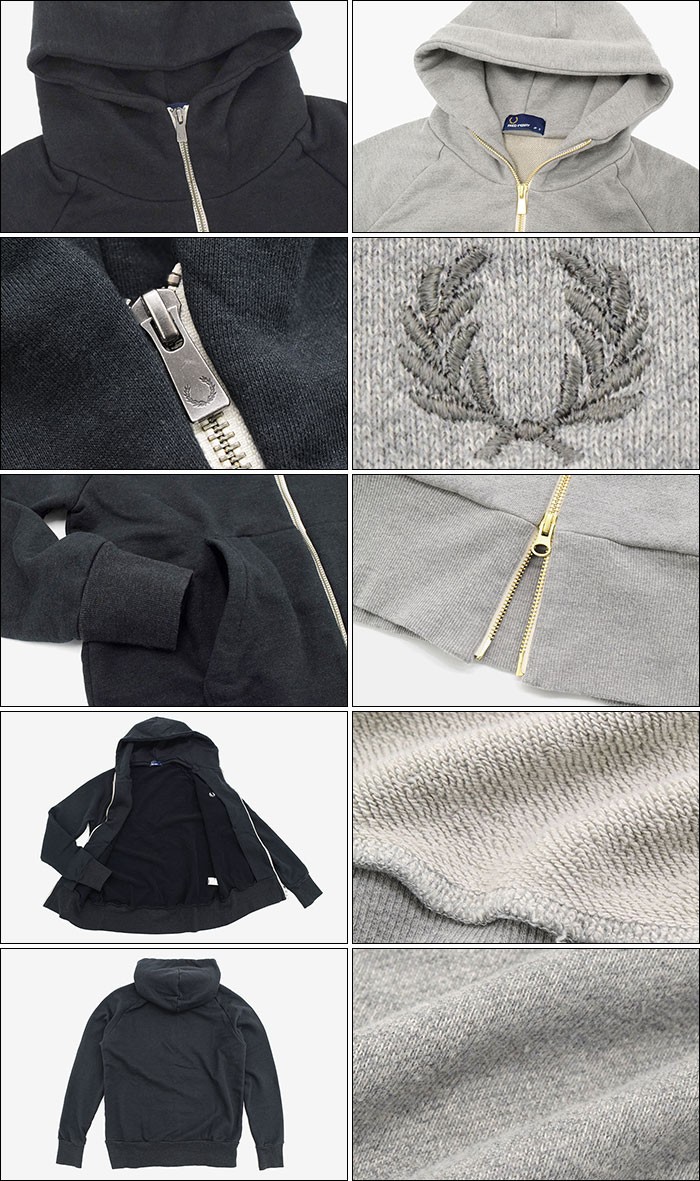 FRED PERRY フレッドペリー パーカー ジップアップ メンズ