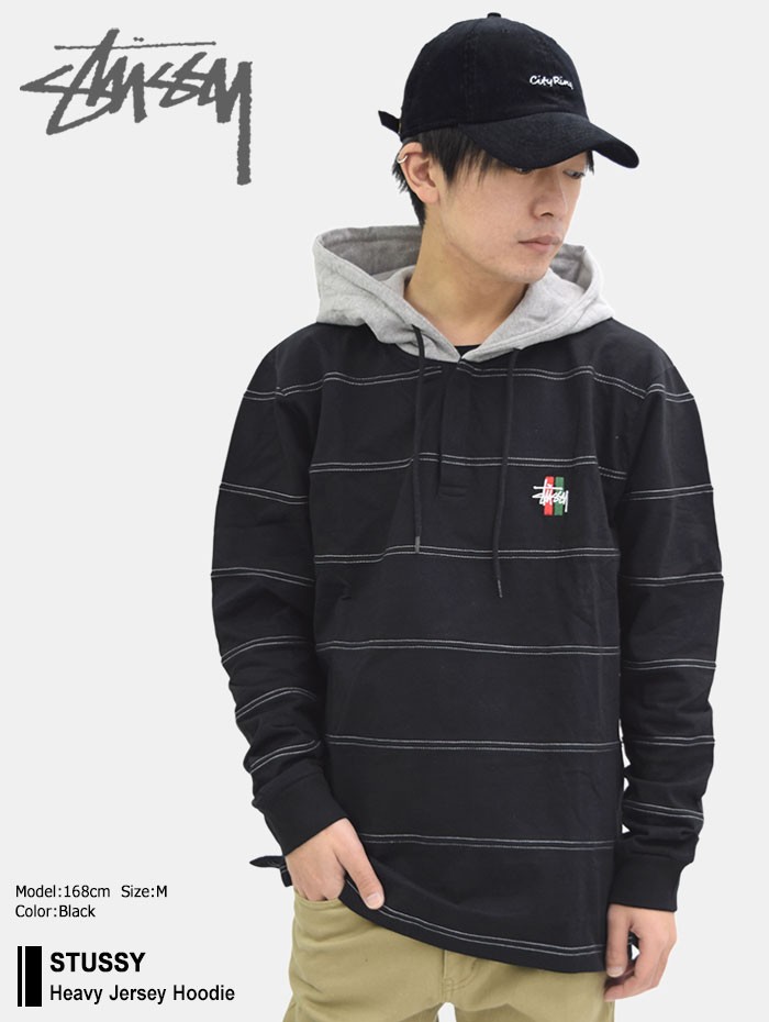 STUSSY / パーカー/L/コットン/GRN/1140043 STUSSY（ステューシー） プルオーバー パーカー メンズ Heavy Jersey