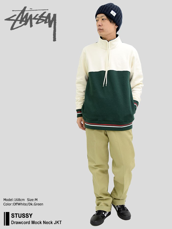 ステューシー ジャケット STUSSY メンズ Drawcord Mock Neck(stussy 