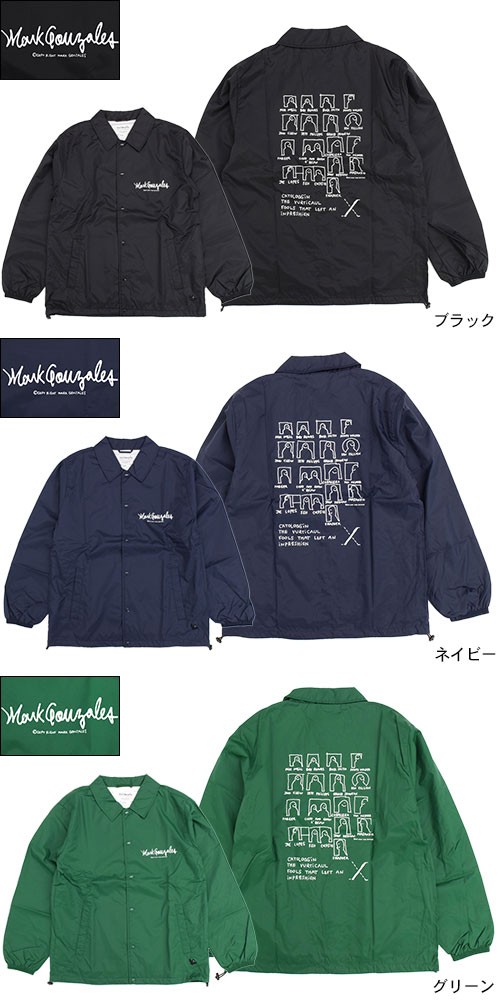 tigema322106様 マークゴンザレス　裏ボア　コーチジャケット Mark Gonzales マーク ゴンザレス ジャケット メンズ カタログ