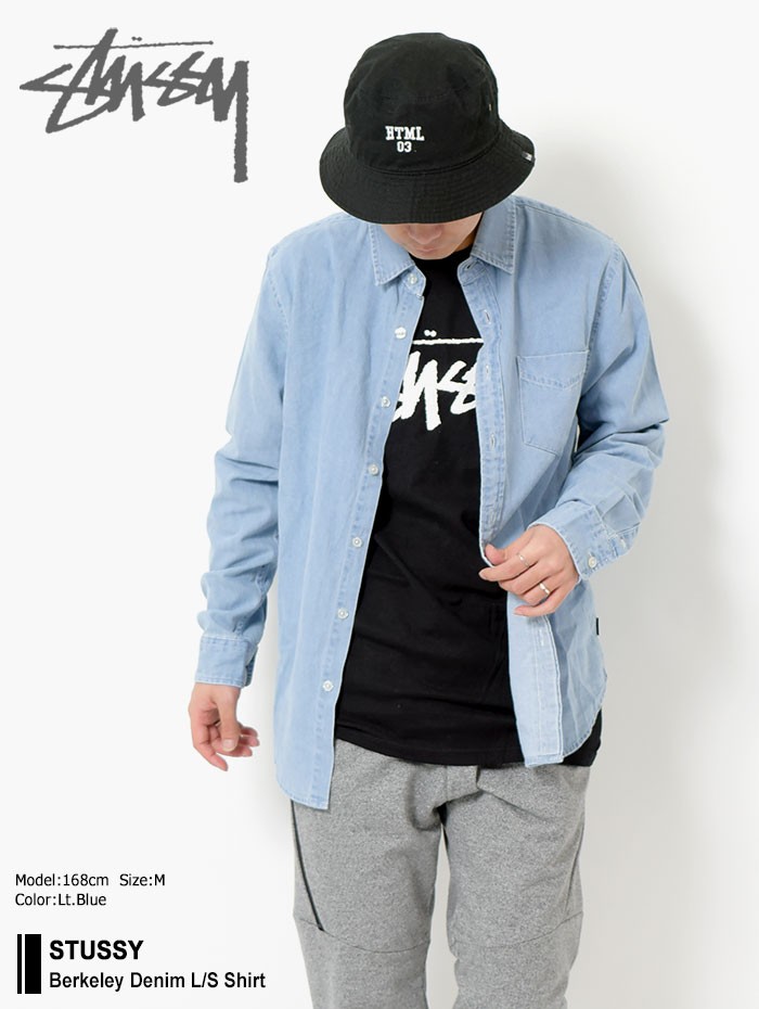 STUSSY（ステューシー） シャツ 長袖 メンズ Berkeley Denim(stussy
