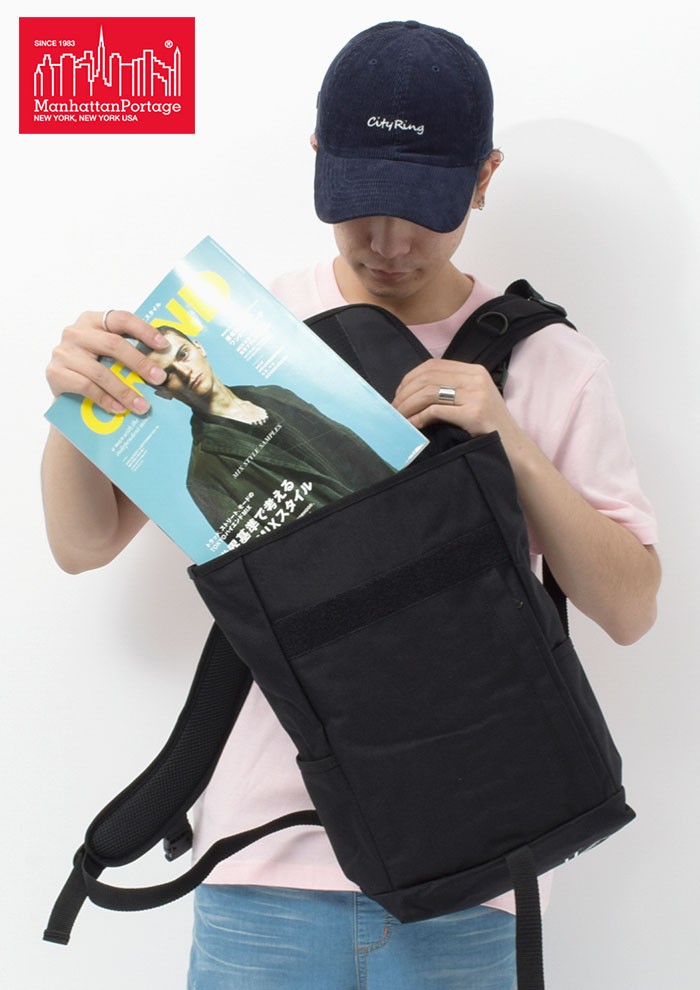 【美品】マンハッタンポーテージ　NYC プリント　バックパック　リュック Manhattan Portage マンハッタンポーテージ リュック 18SS NYC