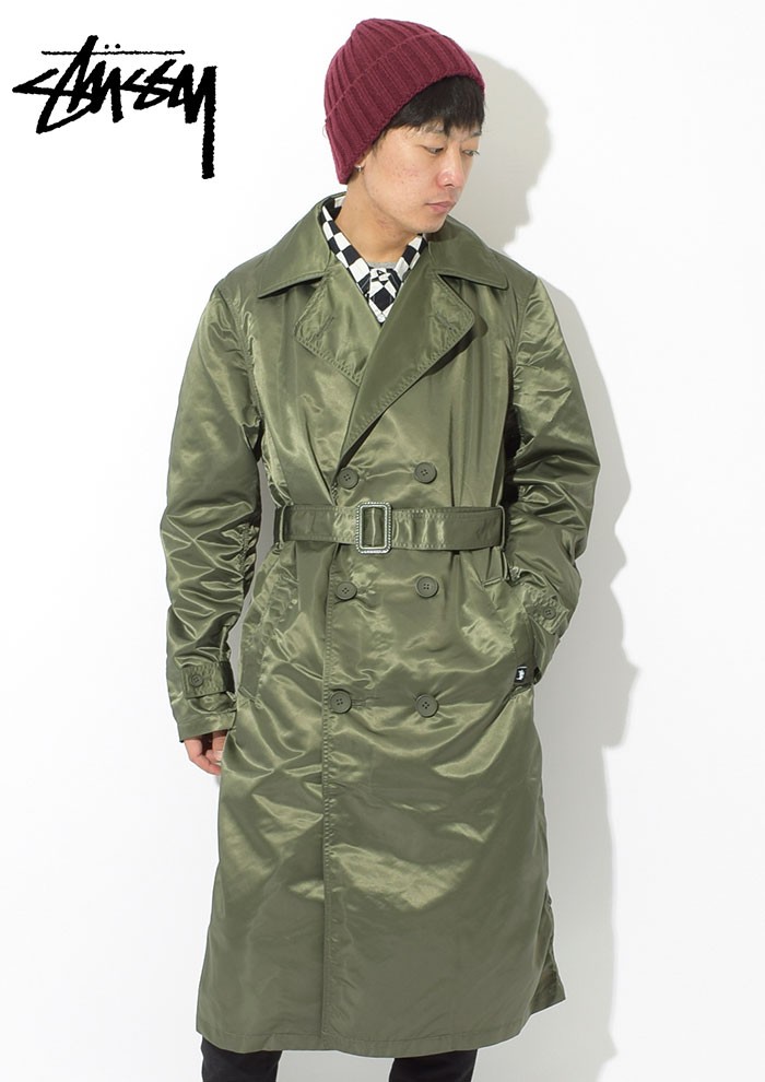 ステューシー STUSSY ジャケット メンズ Flight Satin Trench(stussy