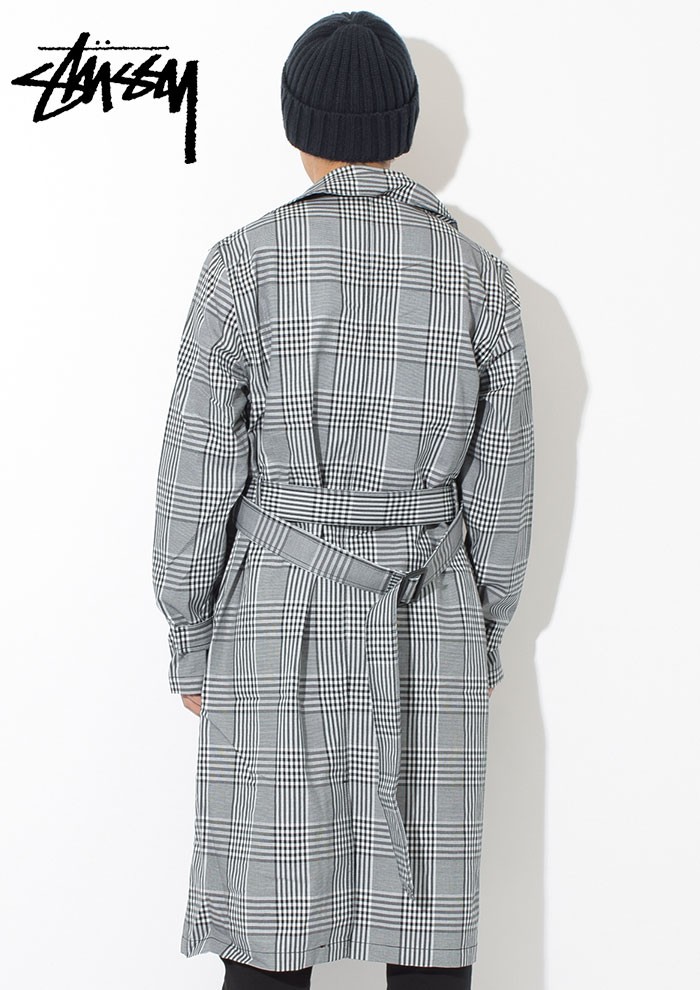 ステューシー ジャケット STUSSY メンズ Glen Plaid Trench(stussy