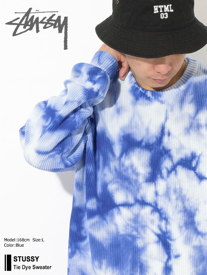 ステューシー STUSSY セーター メンズ Tie Dye(stussy sweater タイダイ ニット クルーネック トップス 男性用  117051)