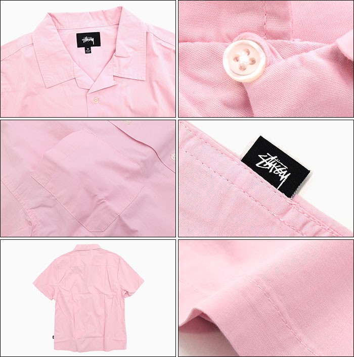 80's STUSSY OPEN COLLAR SHIRT
